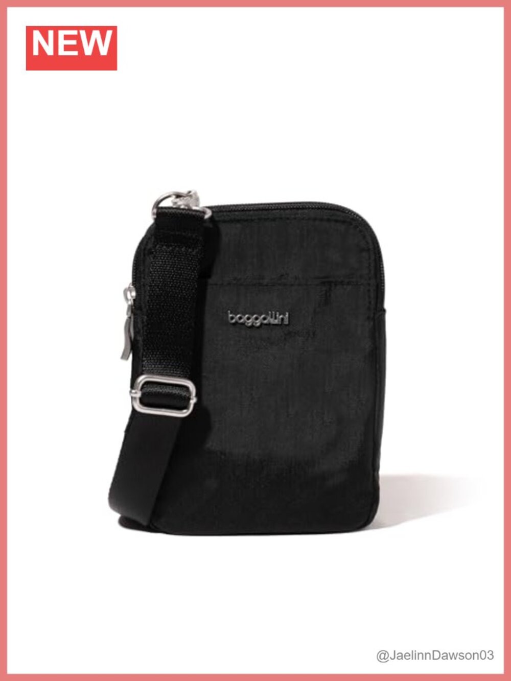 Baggallini Modern Take Two RFID Crossbody Bag Nylon Sling Purse